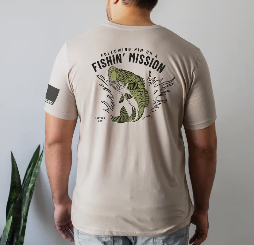 Fishin’ Mission Christian Graphic Tee