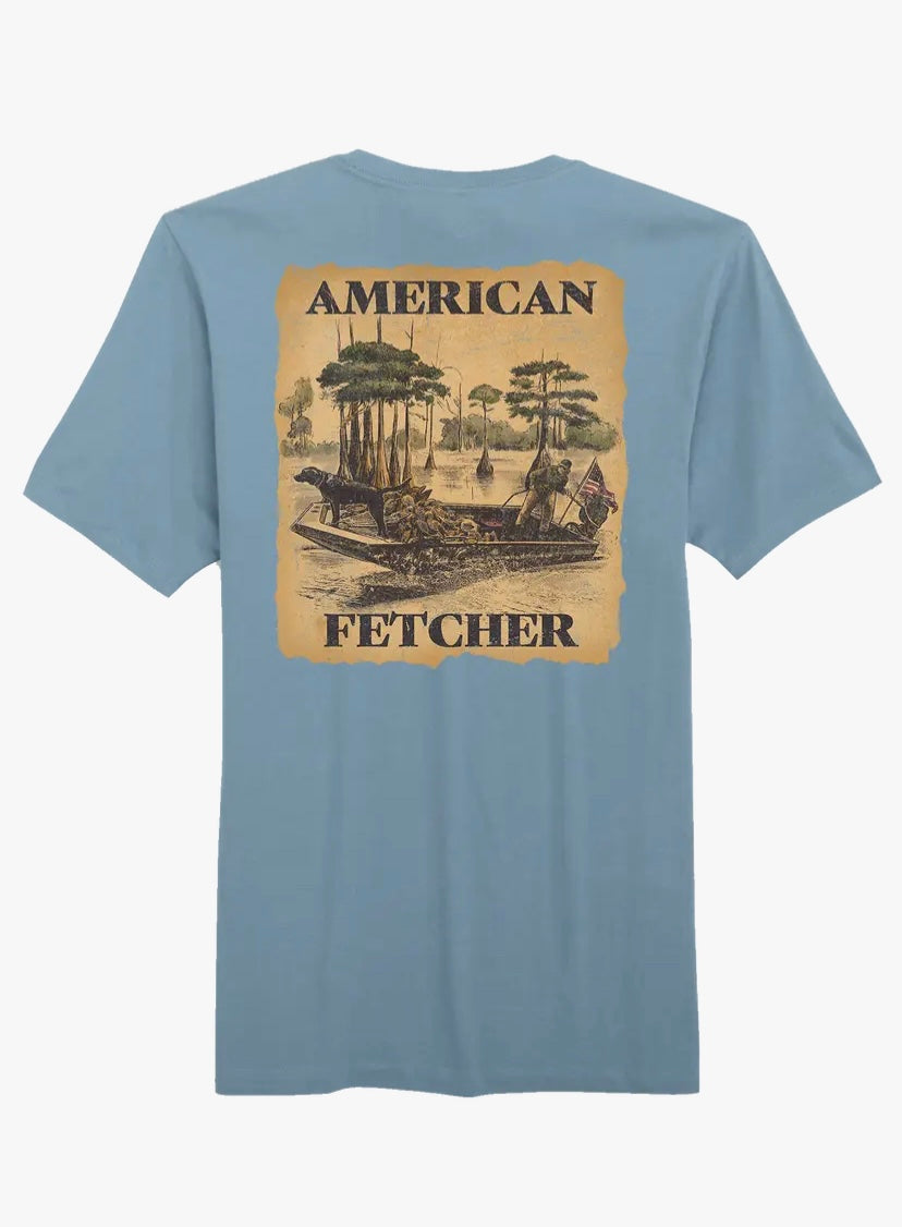 American Fetcher The Ride Out- Slate Blue Shirt