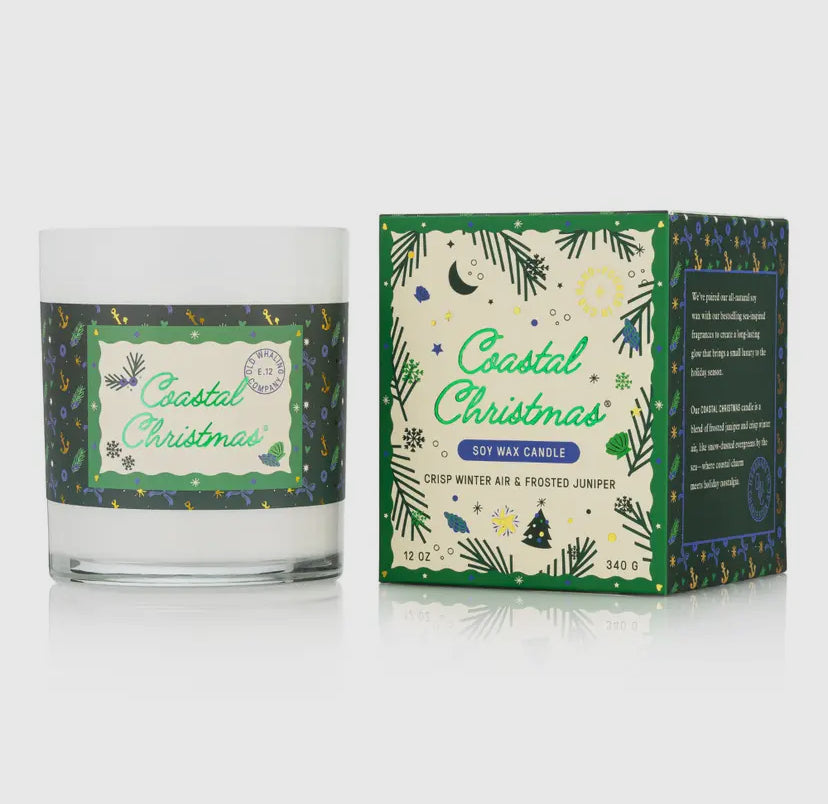 Coastal Christmas Candle