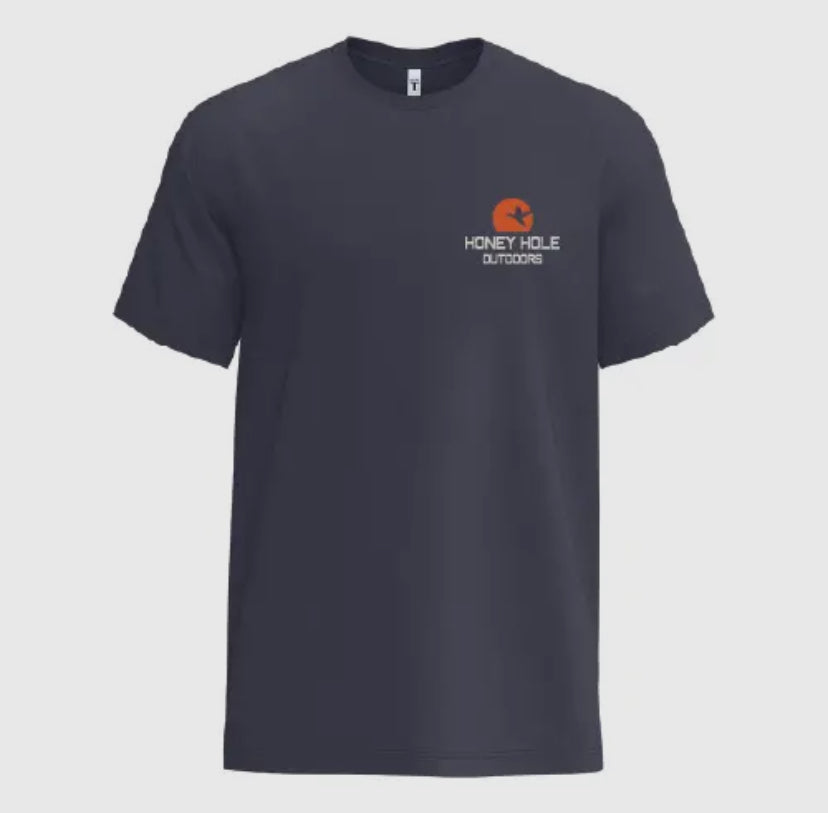 Honey Hole Outdoors Duck Dog Short Sleeve T-shirt