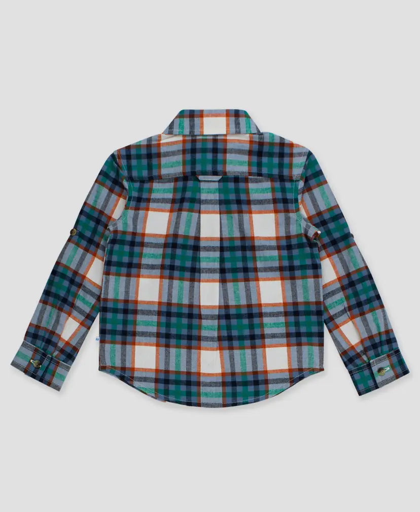 Peyton Plaid Long Sleeve Button Down Shirt