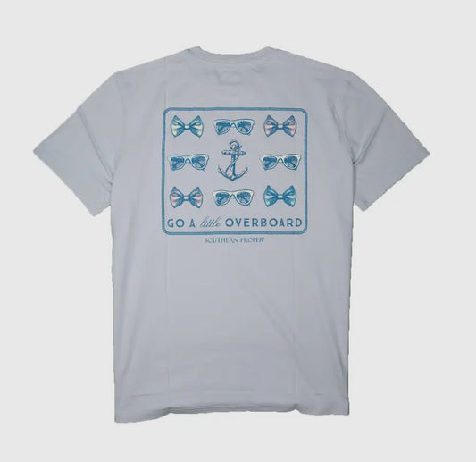 Go a Little Overboard Grey Dawn Short Sleeve Tee