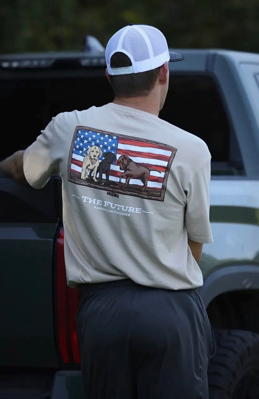 American Fetcher Patriot Puppies- Latte Shirt