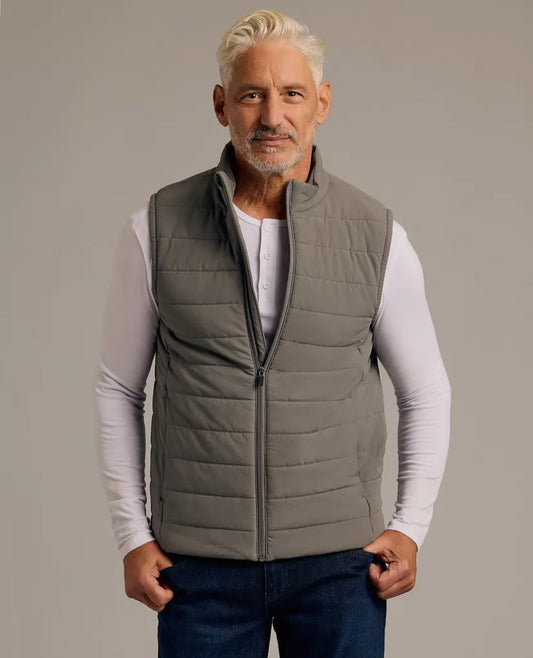True Classic Carbon Puffer Vest 2.0