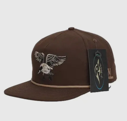 Dark Brown Goose Ripstop Hat