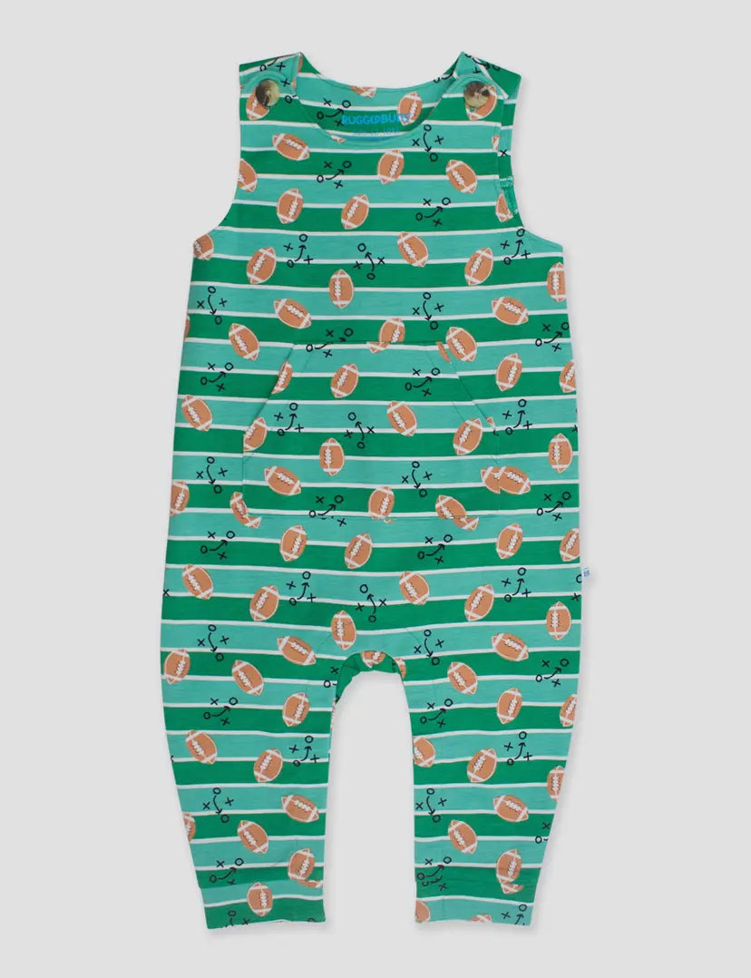 Tackles & Touchdowns Knit Longall Pocket Romper