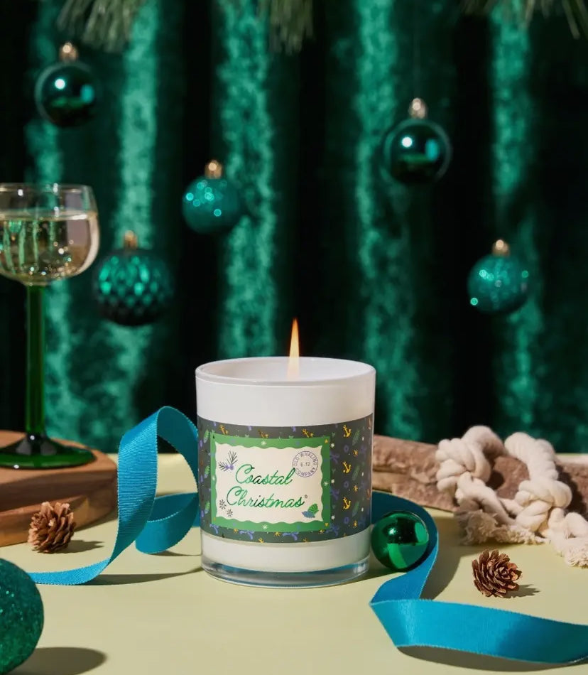 Coastal Christmas Candle