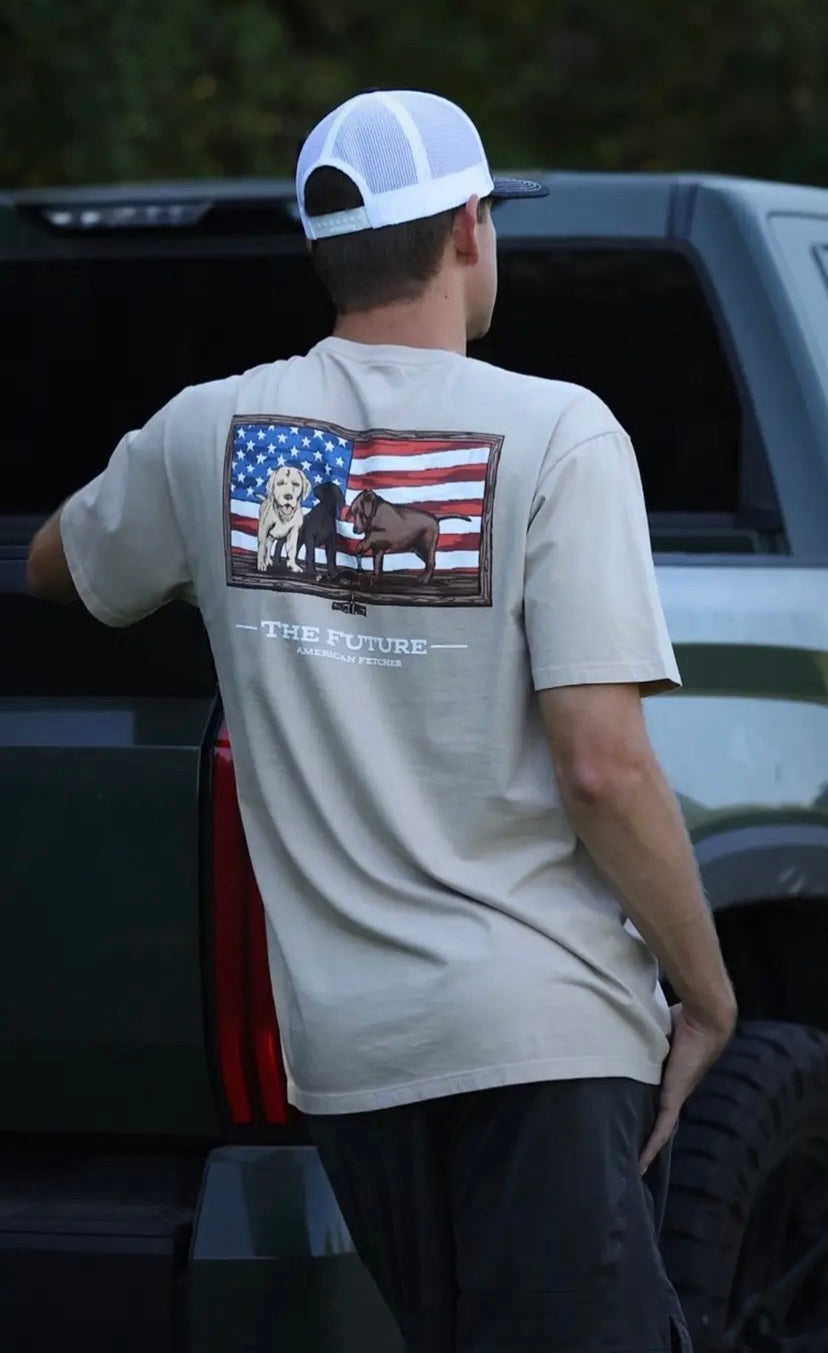 American Fetcher Patriot Puppies- Latte Shirt