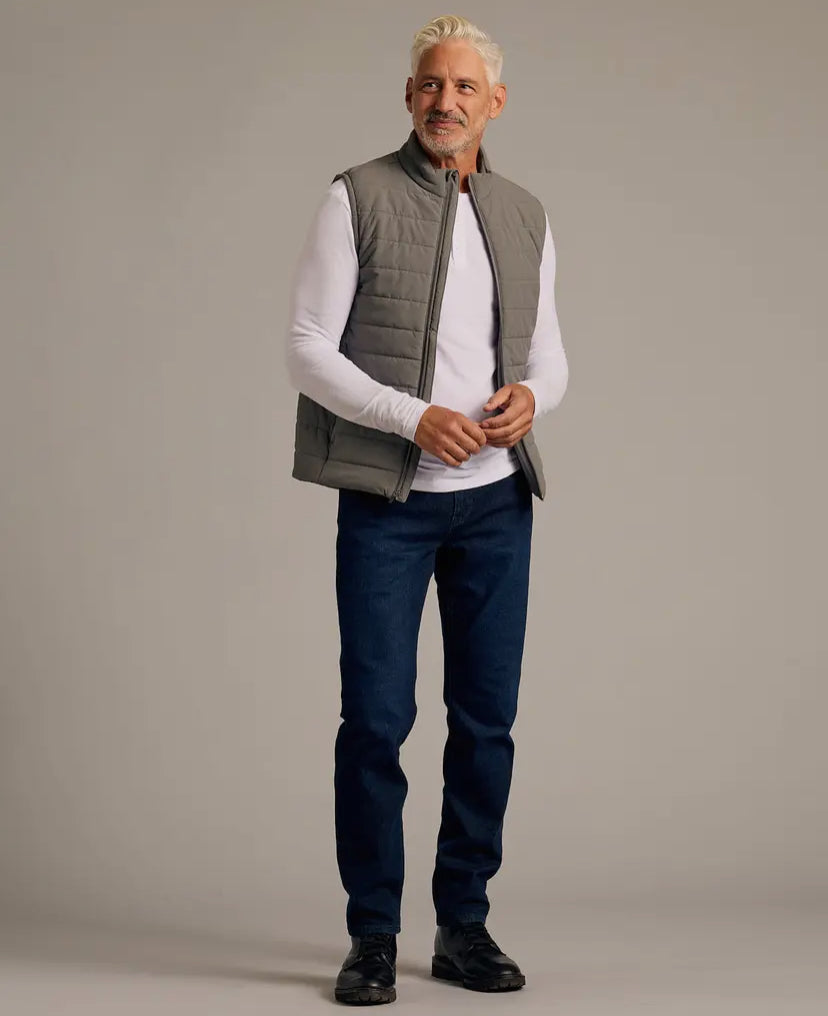 True Classic Carbon Puffer Vest 2.0